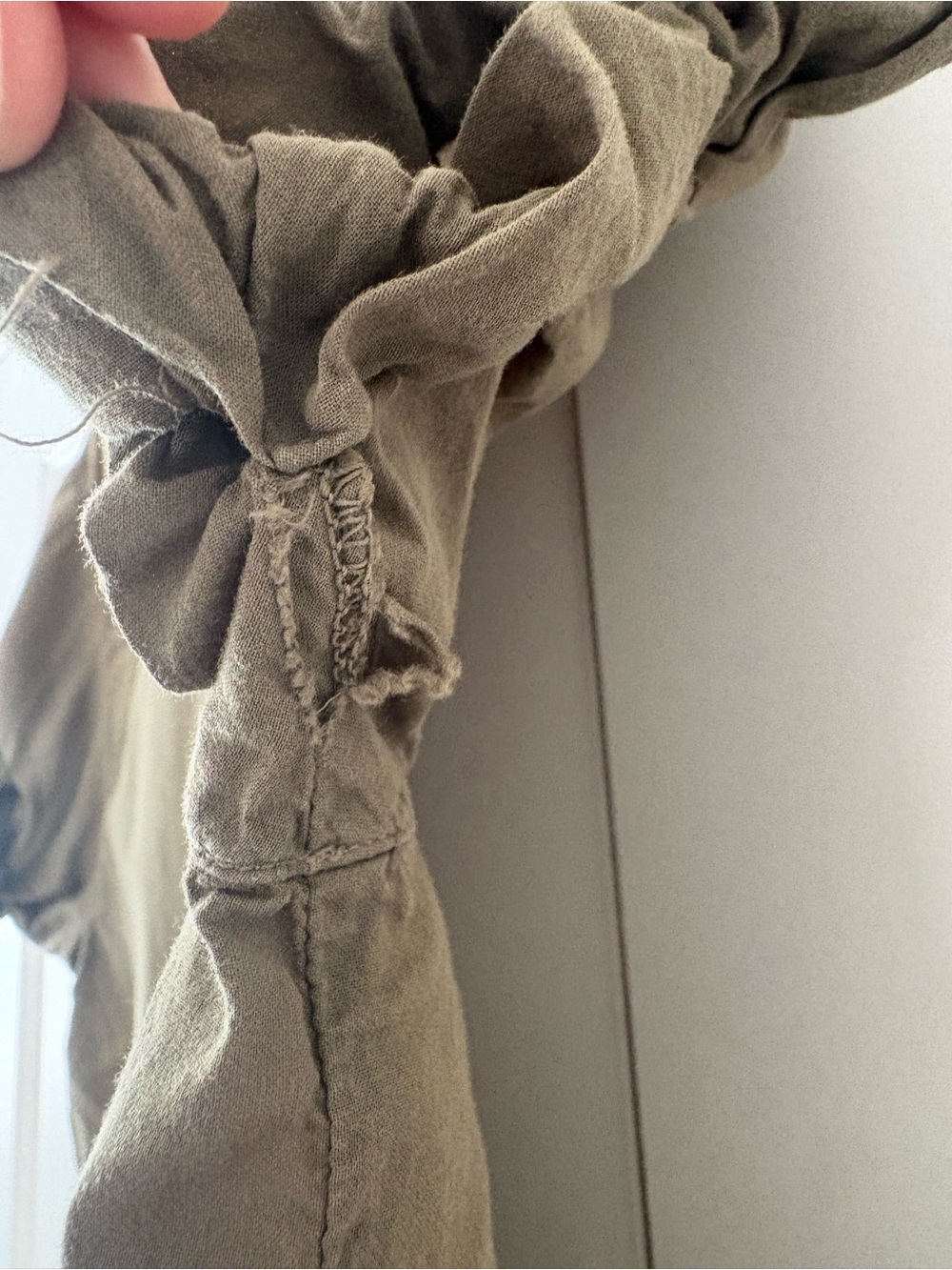 Xirena Olive Green Button-Down Shirt - Size XS - Picture 4 of 5